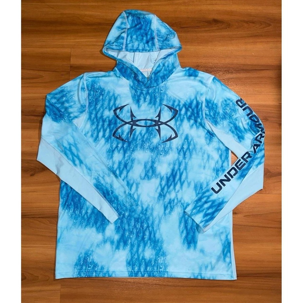 Under Armour  Iso-Chill Shorebreak Camo Lightweight Pullover Performance Hoodie